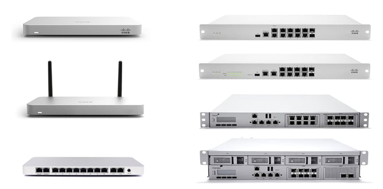 cisco meraki mx models